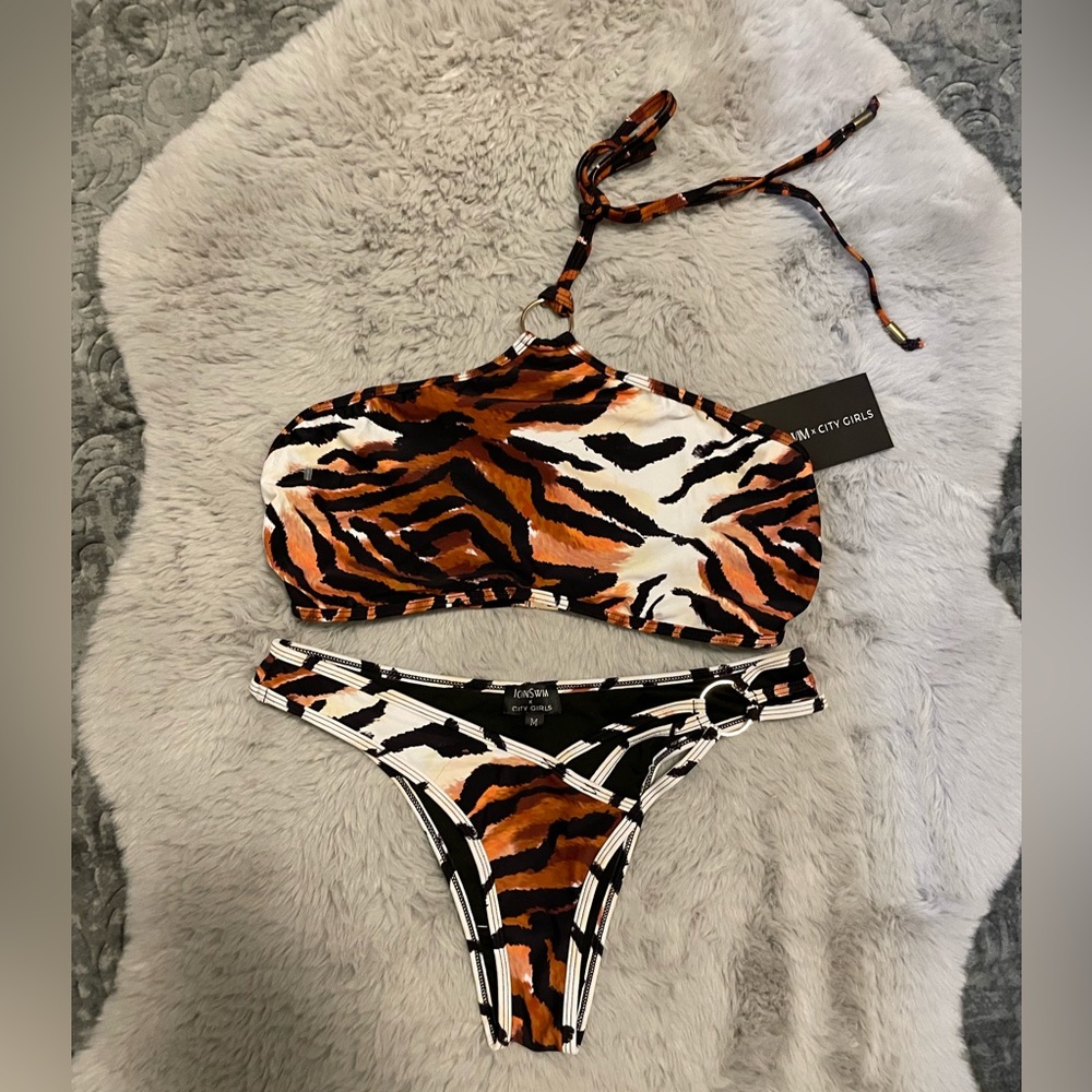 Sexy BIKINI- BROWN ZEBRA PRINT set